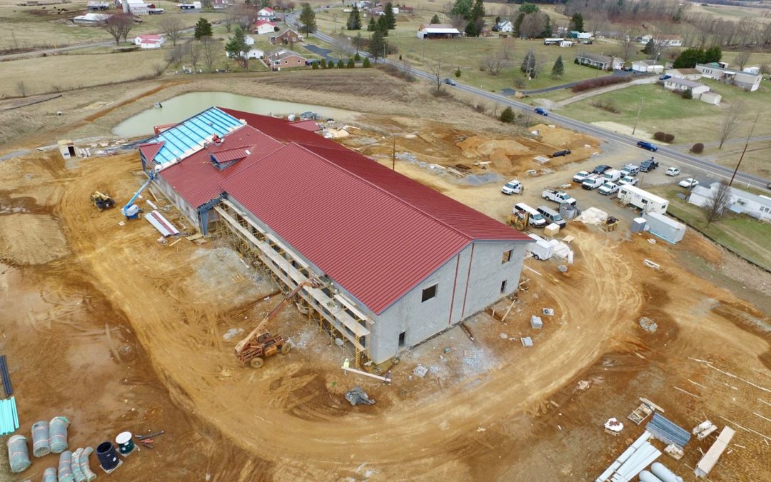 Construction Continues on the Riner Fire Station