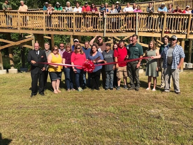 Town of Cleveland Bridge Dedication / Ribbon Cutting